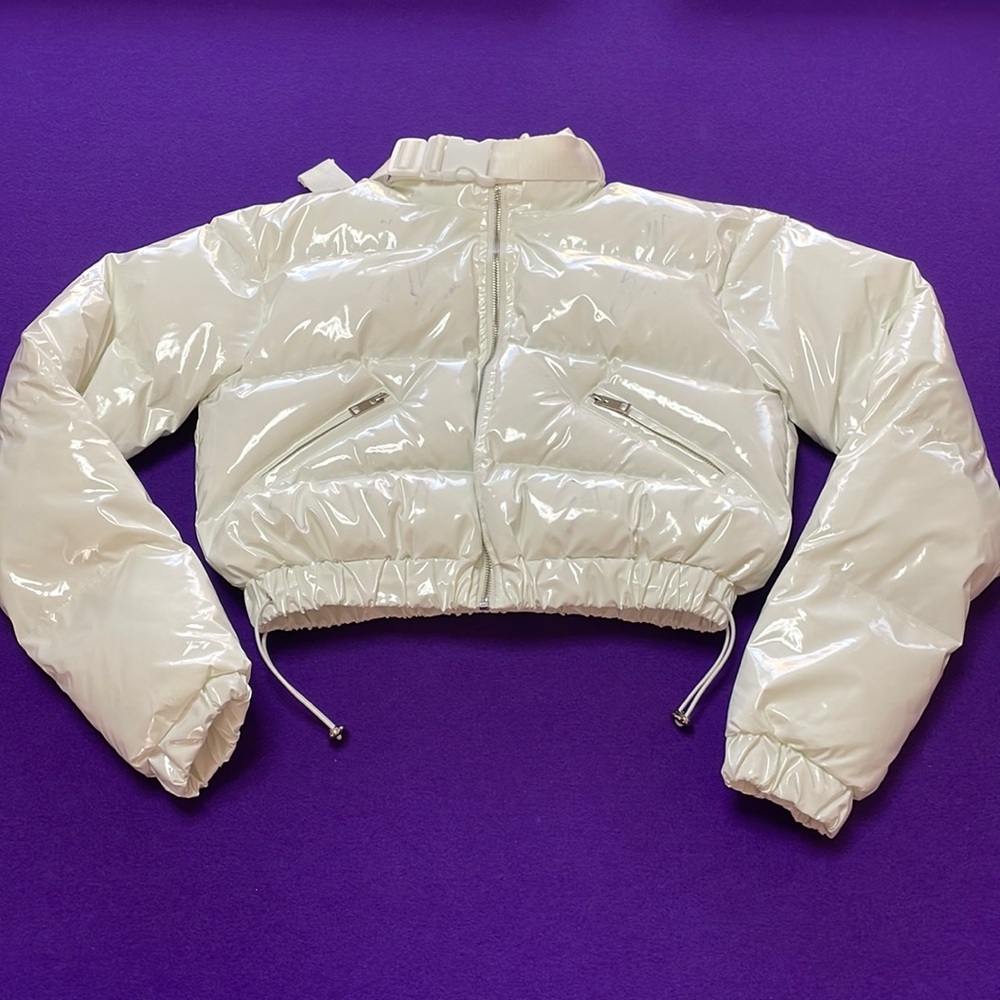 Hidden Cult white puffer jacket ❄️